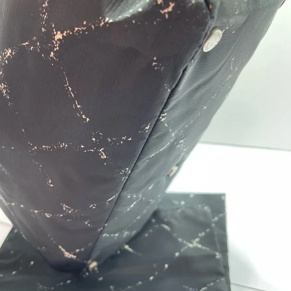 Chanel Travel Line in Black  and white nylon , with nylon dust bag. - Picture 12 of 16